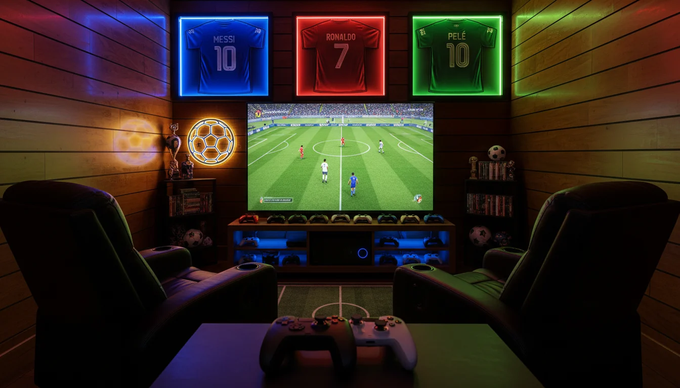 Small Soccer cave with jerseys